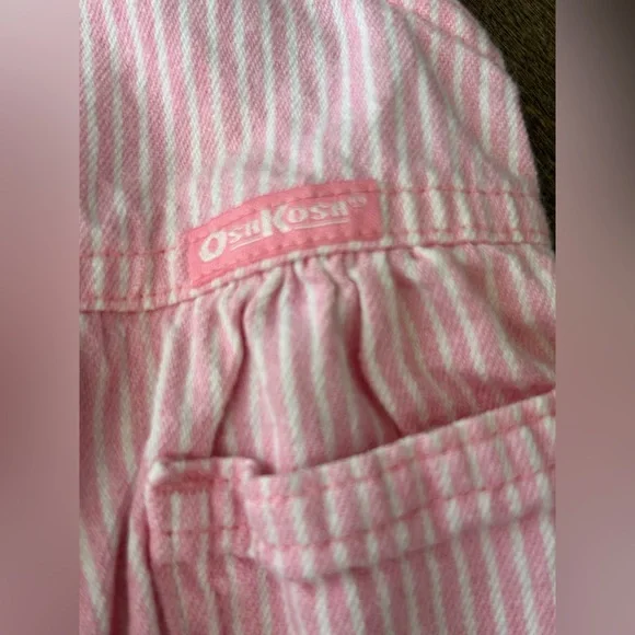 Vintage‎ Oshkosh b’gosh pink pinstriped dress size 12 months - Picture 5 of 5